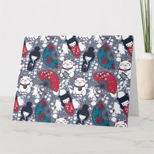 Kokeshi Karte (Vorderseite)