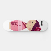Kokeshi Kirschblüte Sk8board Skateboard (Horizontal)