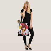 KOKESHI LIEBE Chow Hund Herz Tasche (Am Model)