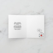 KOKESHI LIEBE  Chow Hund Herz Valentinstag Karte (Innenseite)