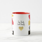 KOKESHI LOVE Chow dog heart Tasse (Zentrum)