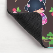 Kokeshi Muster Mousepad (Ecke)