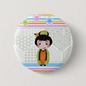 Kokeshi noshi button (Vorderseite)