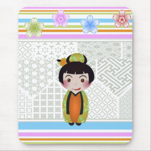 Kokeshi noshi mousepad