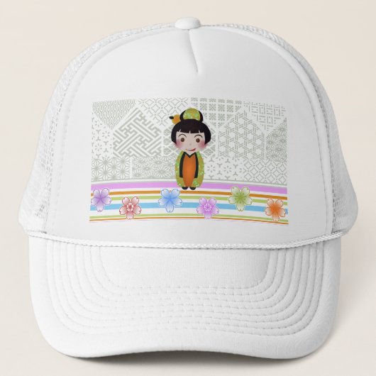 Kokeshi noshi truckerkappe (Vorderseite)