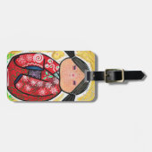 Kokeshi Puppe Gepäckanhänger (Vorderseite horizontal)