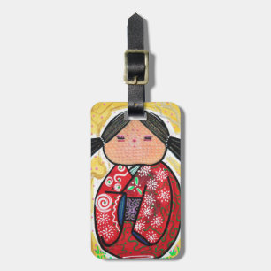 Kokeshi Puppe Gepäckanhänger
