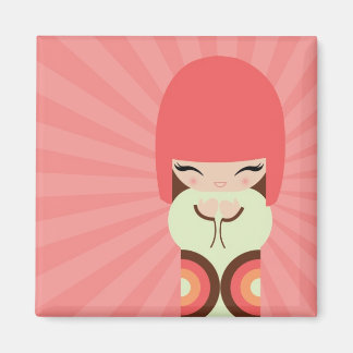 Kokeshi-Puppe Magnet