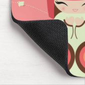 kokeshi Puppe Mousepad (Ecke)