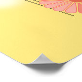Kokeshi-Puppe Poster (Ecke)