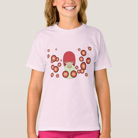 Kokeshi-Puppe T-Shirt (Vorderseite)