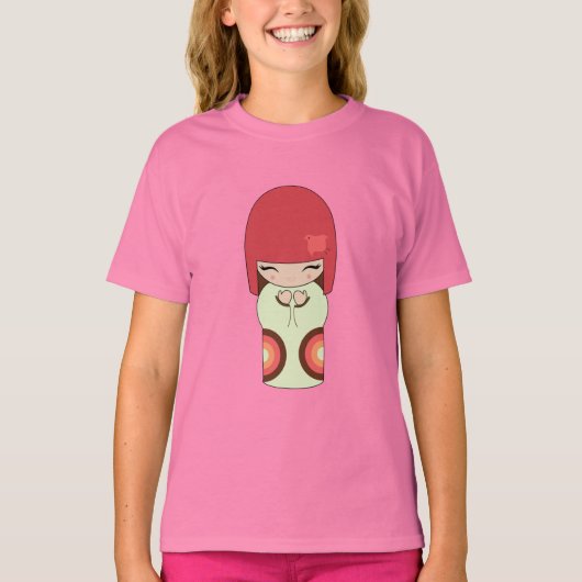 Kokeshi-Puppe T-Shirt (Vorderseite)