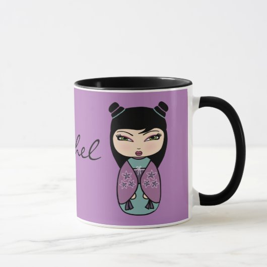 Kokeshi-Puppe Tasse (Rechts)
