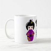 Kokeshi Puppen Kaffeetasse (Links)