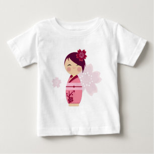 Kokeshi Sakura Baby T-Shirt