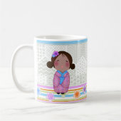 Kokeshi-Sakura Kaffeetasse (Links)