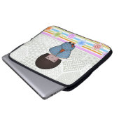 Kokeshi seigai laptopschutzhülle (Vorne Knopf)