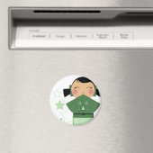 Kokeshi Star Magnet (In Situ (Geschirrspüler))