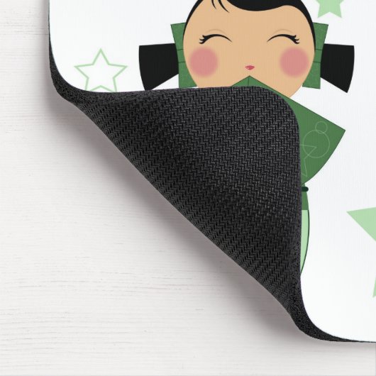 Kokeshi Stern Mousepad (Ecke)