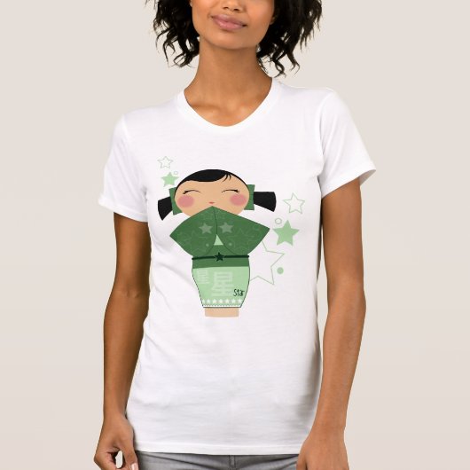 Kokeshi Stern T-Shirt (Vorderseite)