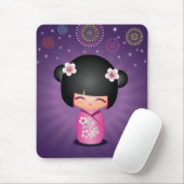 Kokeshi Süssefeuerwerke Mousepad (Mit Mouse)