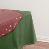 Kokeshi WeihnachtsKranz Tischdecke (Beispiel)