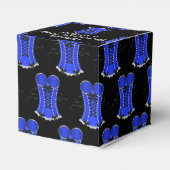 Kokett Blue Corset Heart Geschenkschachtel (Rückseite)