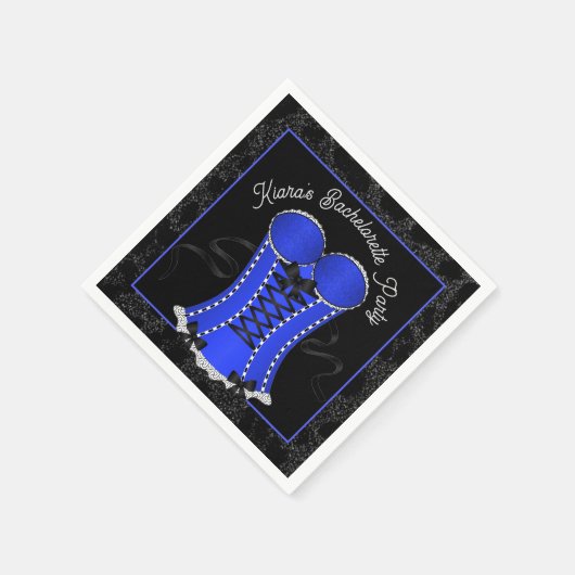 Kokett Blue Corset Serviette (Ecke)