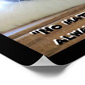 Kokett Calico mit Abraham Lincon Zitat Meme Poster (Ecke)