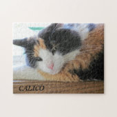 Kokett Calico oder Ihr Foto Jigsaw Puzzle (Horizontal)
