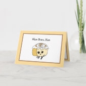 Kokett Cinnamon Roll Food Pub Romantische Karte (Vorderseite)