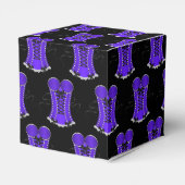 Kokett Lila Corset Cube Geschenkschachtel (Rückseite)