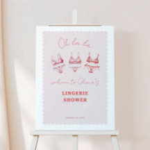 Kokett Pink Lingerie Dusche Bachelorette Empfang