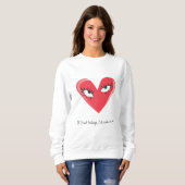 Kokett Valentinstag Sweatshirt (Vorne ganz)