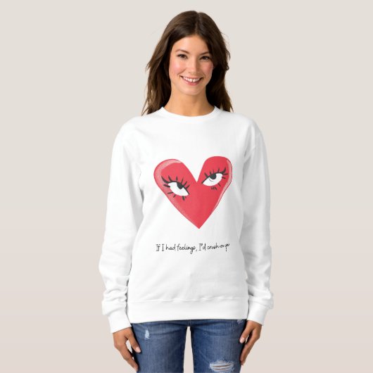 Kokett Valentinstag Sweatshirt (Vorne ganz)