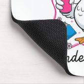 Kokette alberne Gans Kindergarten Kind Mädchen 1. Mousepad (Ecke)