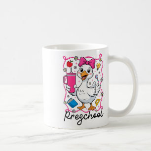Kokette alberne Gans Vorschulkind Mädchen 1. Tag Kaffeetasse