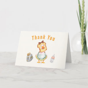Kokette Alberne Mother Goose Brunch Baby Shower Dankeskarte
