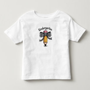 Kokette Bleistiftschleife Kindergarten-Lehrerin Sc Kleinkind T-shirt