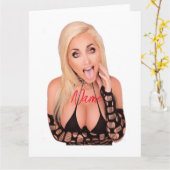 Kokette blonde Thunder_Cove Karte (Gelbe Blume)