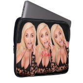 Kokette blonde Thunder_Cove Laptopschutzhülle (Vorne Rechts)