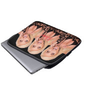 Kokette blonde Thunder_Cove Laptopschutzhülle (Vorne Knopf)