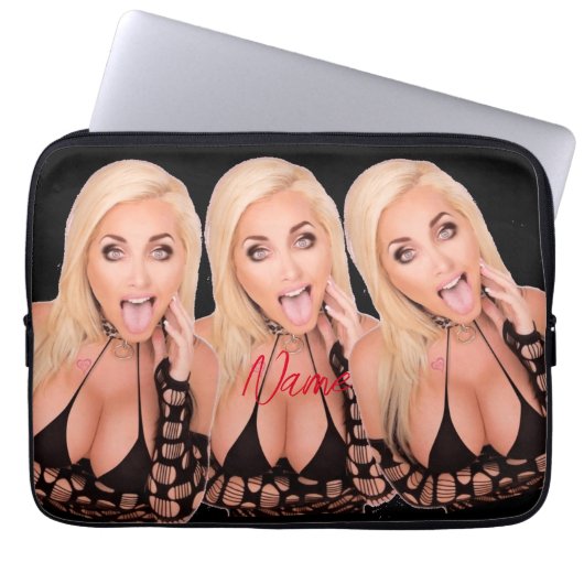 Kokette blonde Thunder_Cove Laptopschutzhülle (Vorderseite)
