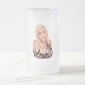 Kokette blonde Thunder_Cove Mattglas Bierglas (Mittel)