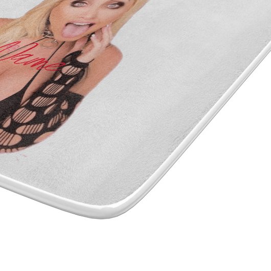 Kokette blonde Thunder_Cove Schneidebrett (Ecke)