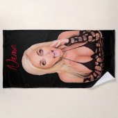 Kokette blonde Thunder_Cove Strandtuch (Vorderseite)
