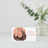 Kokette blonde Thunder_Cove Visitenkarte (Stehend Vorderseite)