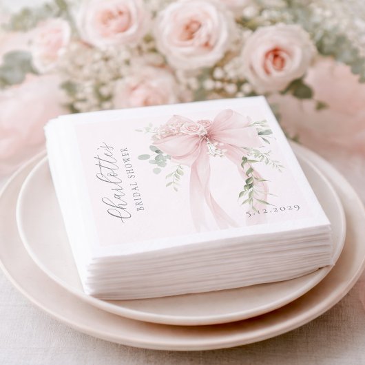 Kokette Blumen-Brautparty Serviette