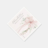 Kokette Blumen-Brautparty Serviette (Ecke)