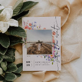 Kokette Blumenwiese | Summer Wedding Foto Save The Date
